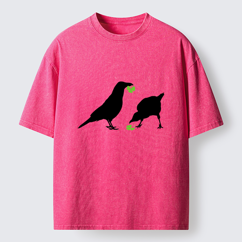 Tokyo-Tiger St. Patrick's Raven Washed T-Shirt