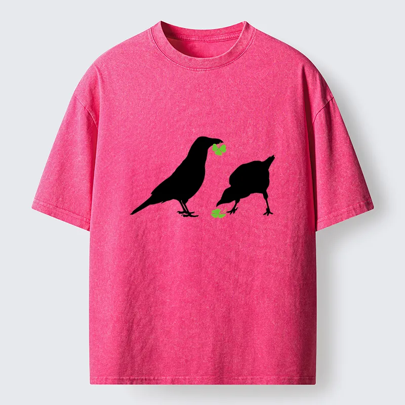 Tokyo-Tiger St. Patrick's Raven Washed T-Shirt