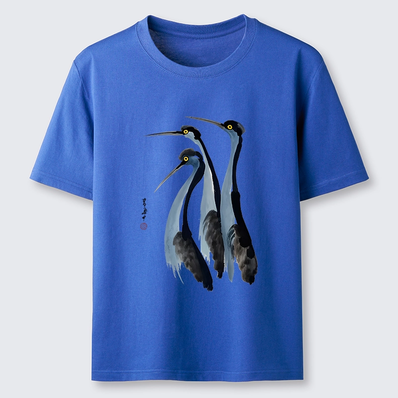 Tokyo-Tiger Blue Crane Classic T-Shirt