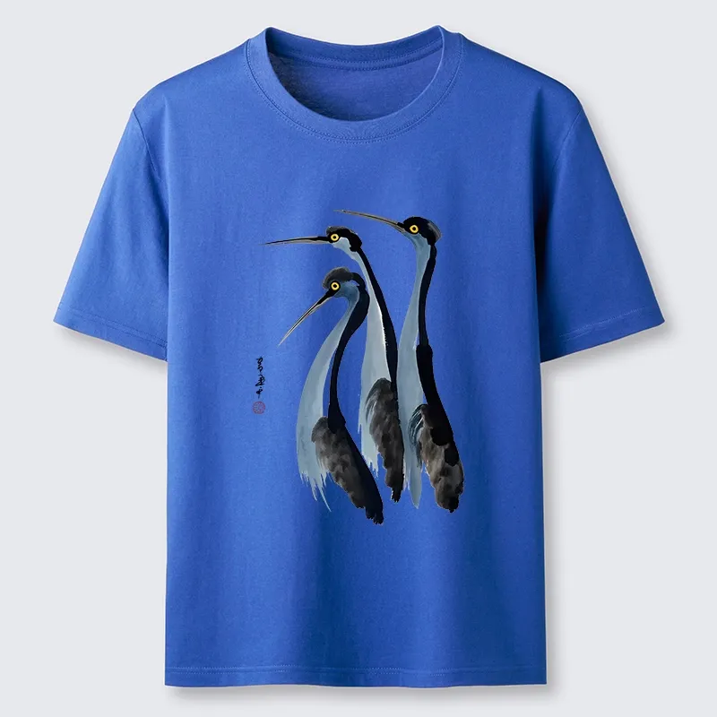 Tokyo-Tiger Blue Crane Classic T-Shirt