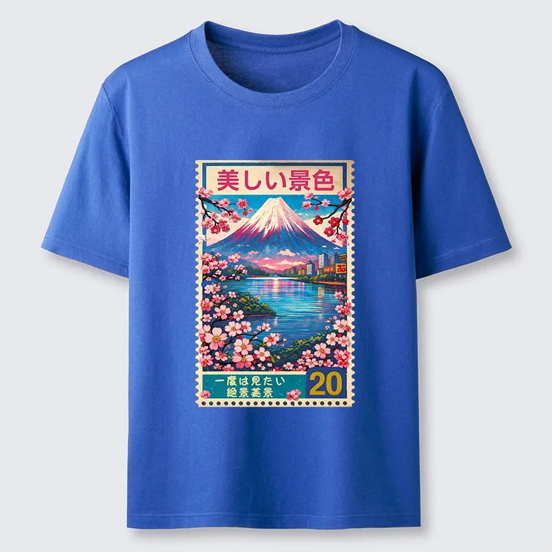 Tokyo-Tiger Springtime Scenery Classic T-Shirt