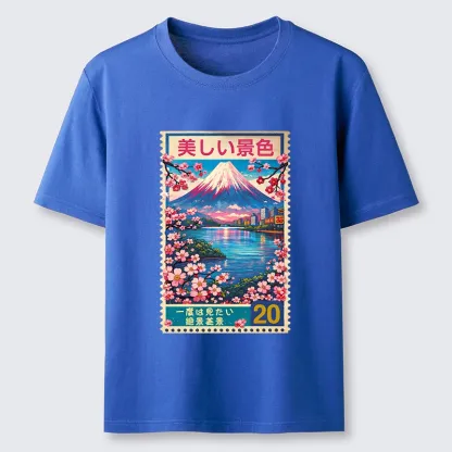 Tokyo-Tiger Springtime Scenery Classic T-Shirt