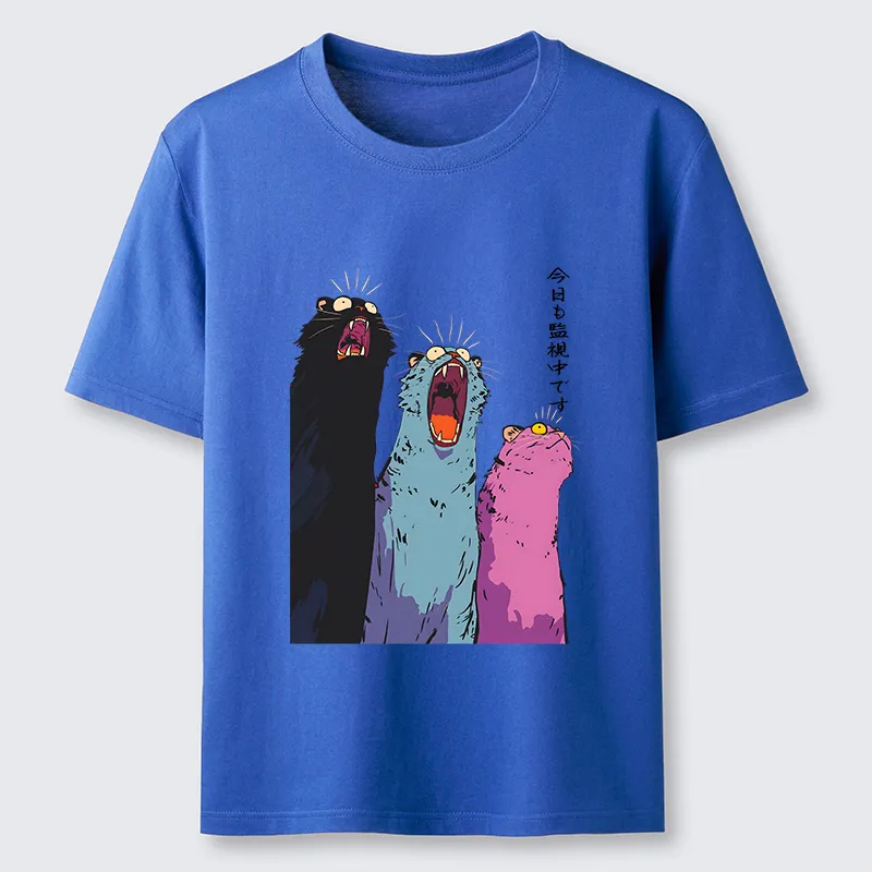 Tokyo-Tiger Howling Cat Classic T-Shirt