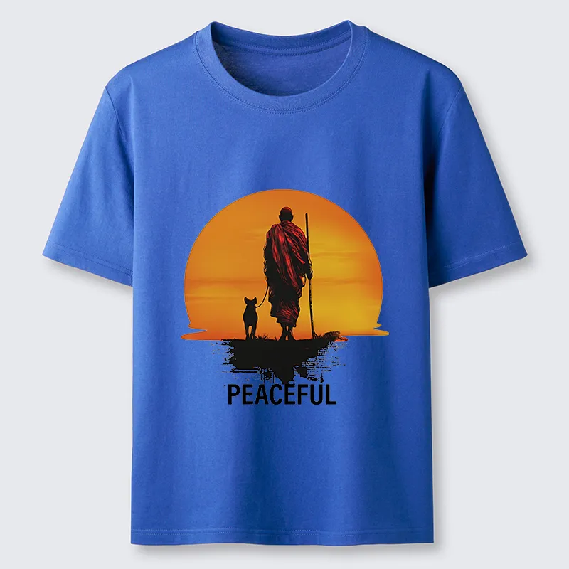 Tokyo-Tiger Monk Dog And Sun Classic T-Shirt