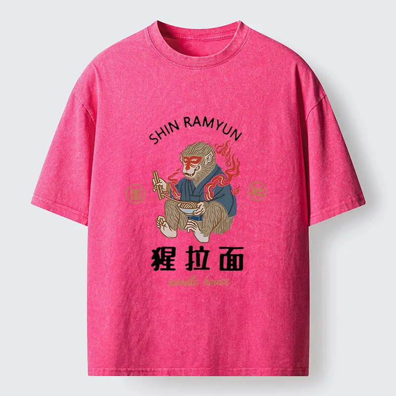 Tokyo-Tiger Shin Ramyun Washed T-Shirt