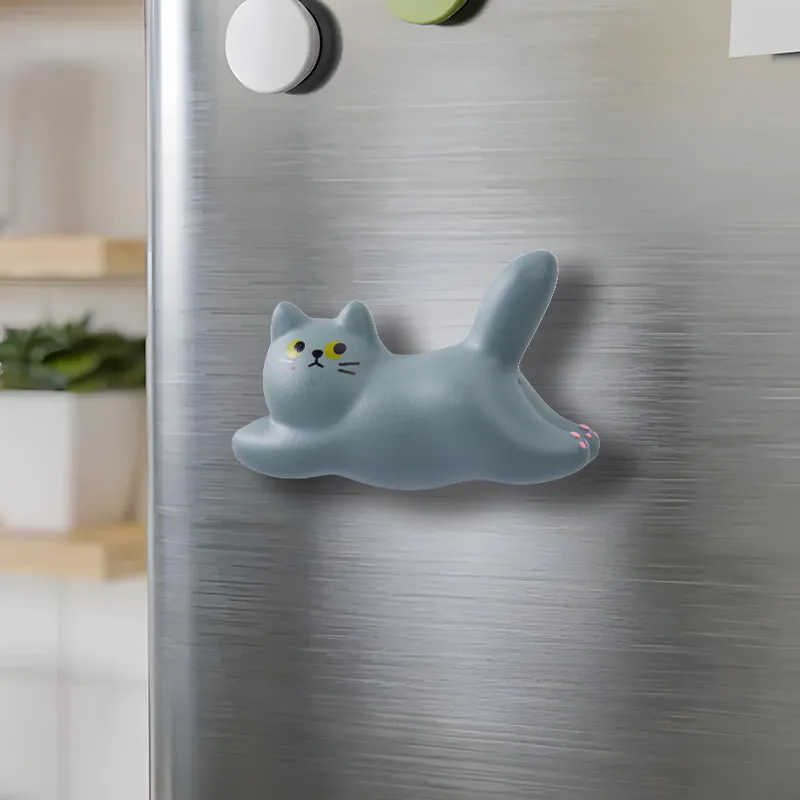 Tokyo-Tiger Blue Cat Fridge Magnet