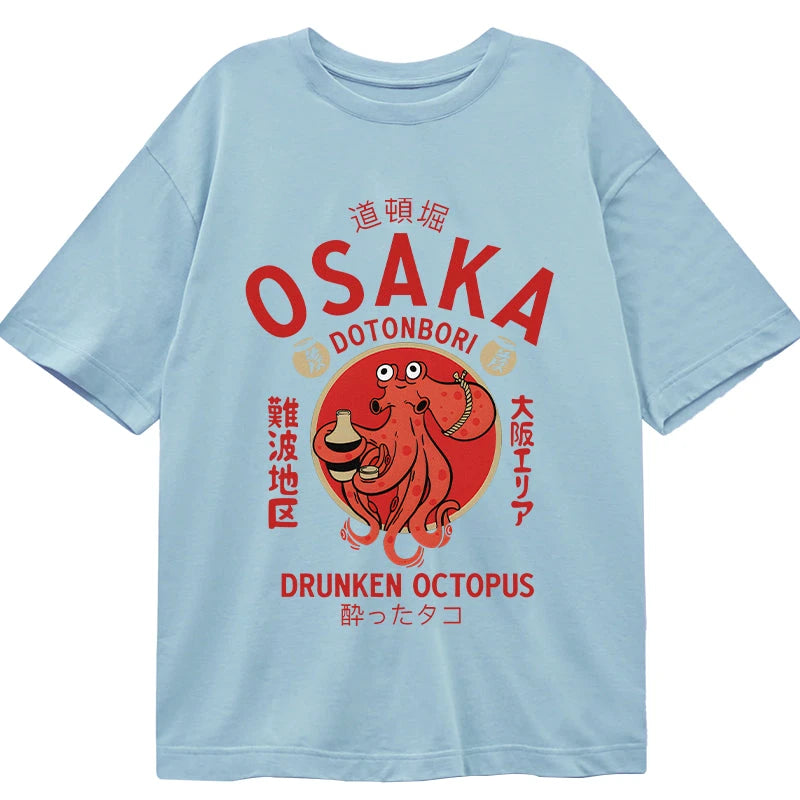 Tokyo-Tiger Drunken Octopus Japan Classic T-Shirt