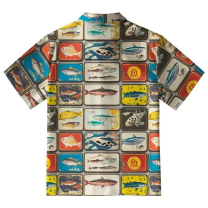 Tokyo-Tiger Vintage Fish Collection Aloha Hawaiian Shirt