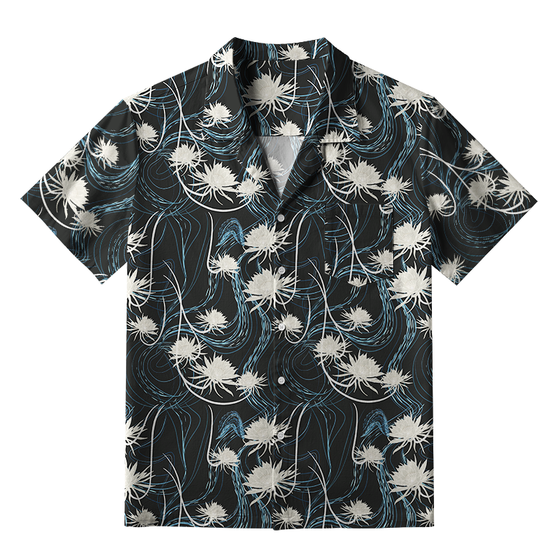 Tokyo-Tiger Graceful Daisy Aloha Hawaiian Shirt