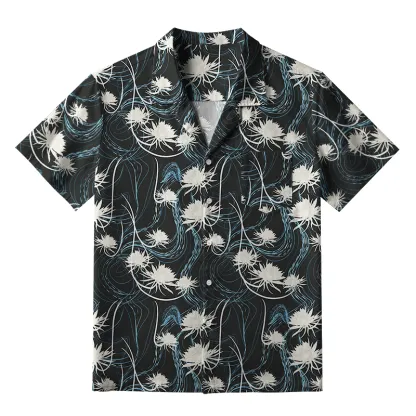 Tokyo-Tiger Graceful Daisy Aloha Hawaiian Shirt