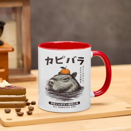 Tokyo-Tiger Capybara Hot Spring Mug