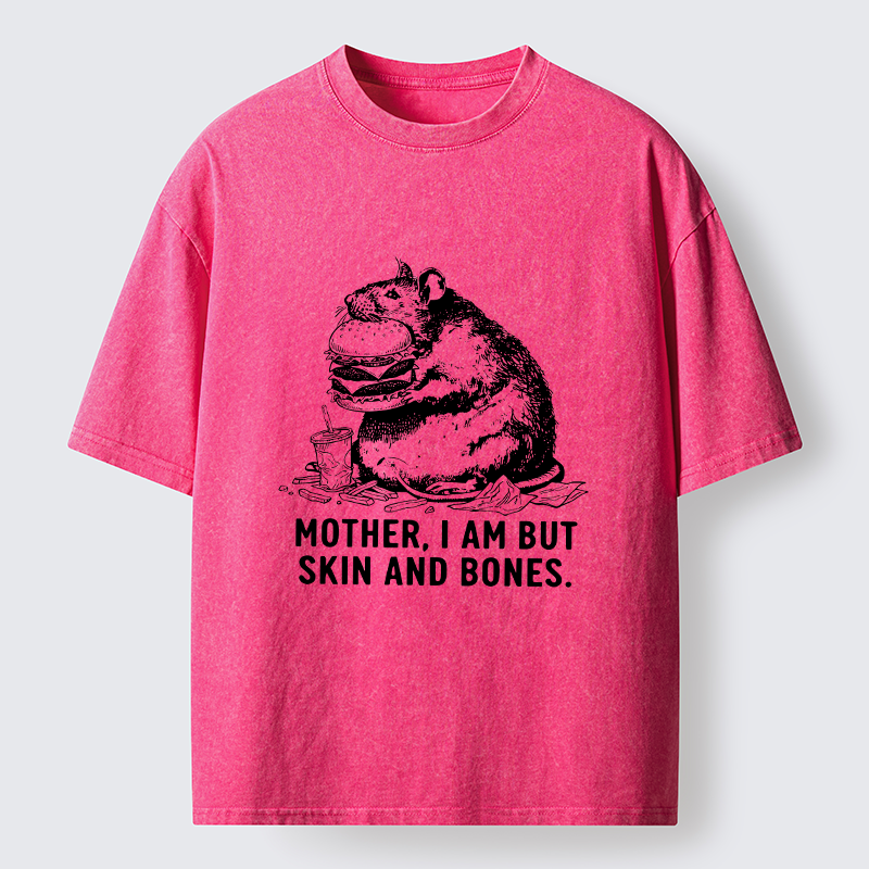 Tokyo-Tiger Obese Rat Funny Washed T-Shirt