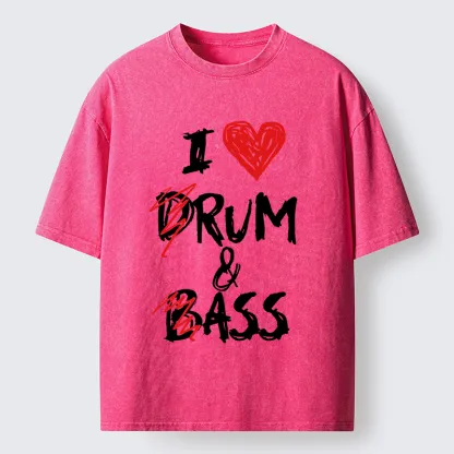 Tokyo-Tiger My Favorite Drum And Bass Washed T-Shirt