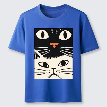 Tokyo-Tiger Black Cat And White Cat Classic T-Shirt