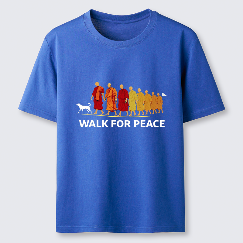 Tokyo-Tiger Walk For Peace Monks And Dog Classic T-Shirt