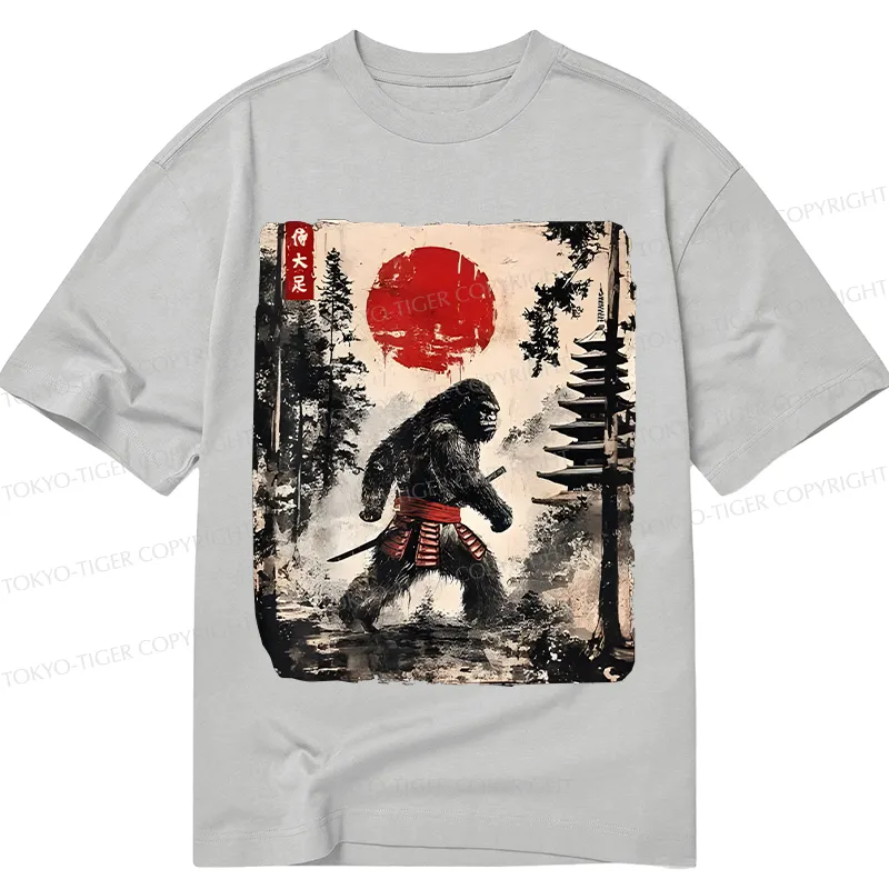 Tokyo-Tiger Japanese Samurai Bigfoot Classic T-Shirt