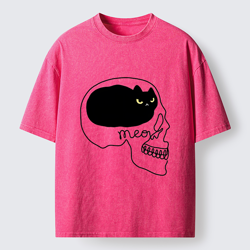 Tokyo-Tiger All I Can Think About Is Cat Washed T-Shirt