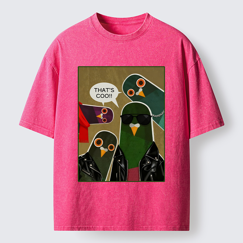 Tokyo-Tiger Cool Pigeon Washed T-Shirt