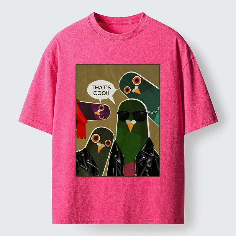 Tokyo-Tiger Cool Pigeon Washed T-Shirt