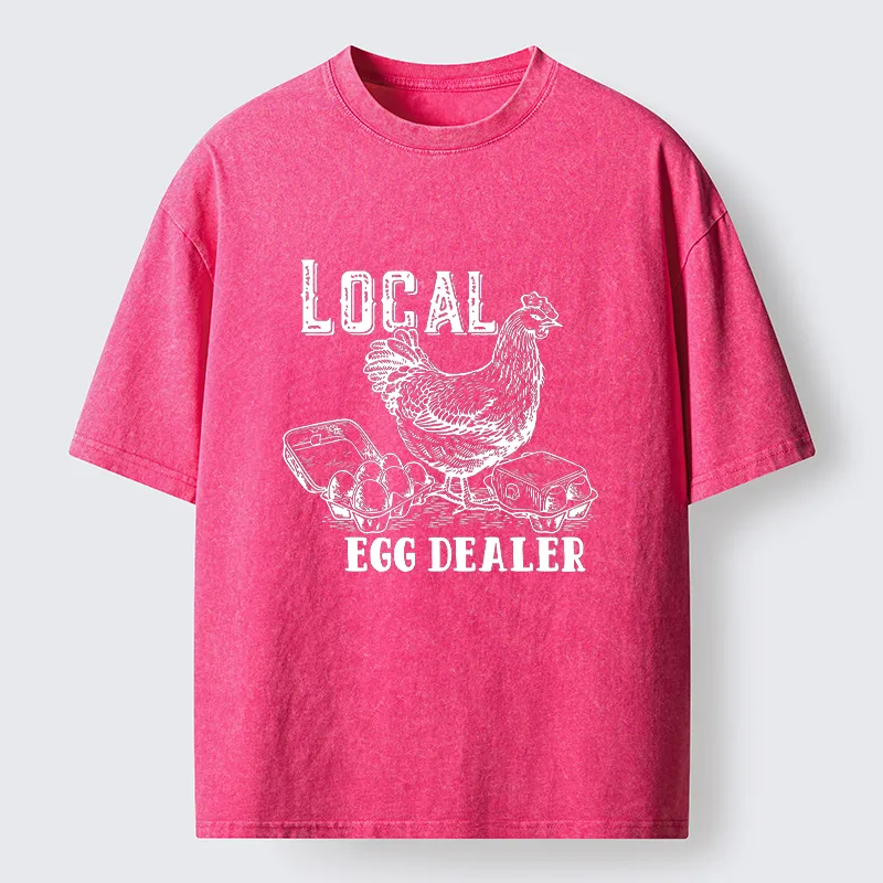 Tokyo-Tiger Easter Egg Supply Washed T-Shirt