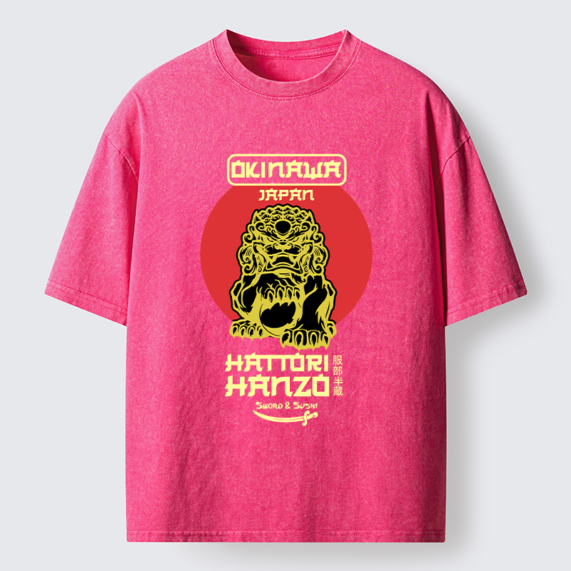 Tokyo-Tiger Hattori Hanzo Sword Washed T-Shirt