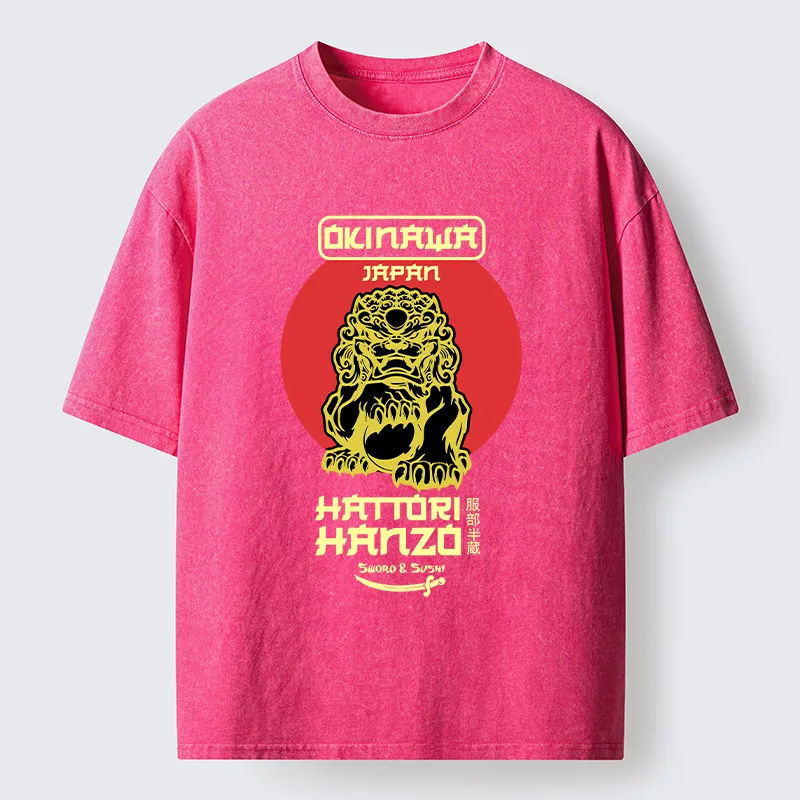Tokyo-Tiger Hattori Hanzo Sword Washed T-Shirt