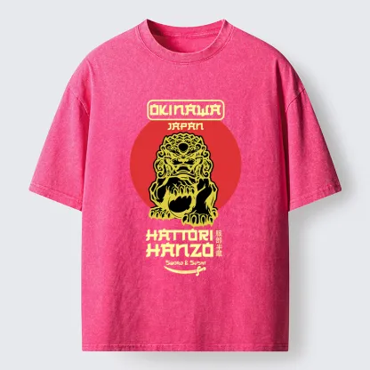 Tokyo-Tiger Hattori Hanzo Sword Washed T-Shirt