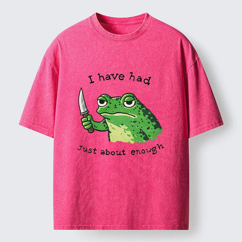 Tokyo-Tiger Impatient Frog Washed T-Shirt