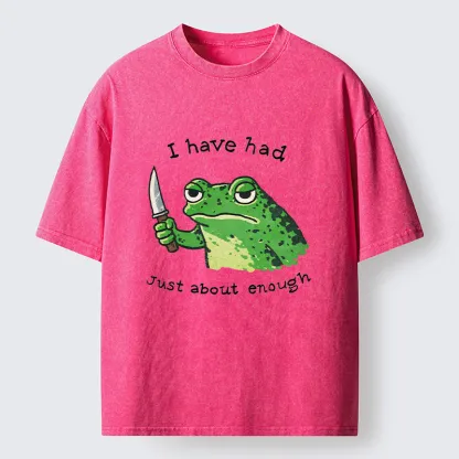 Tokyo-Tiger Impatient Frog Washed T-Shirt