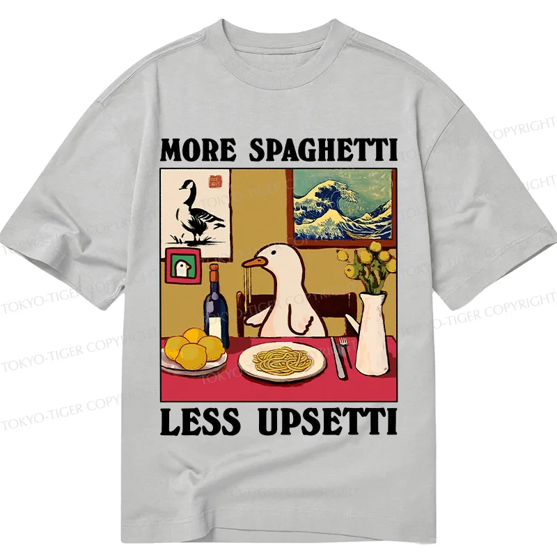 Tokyo-Tiger More Spaghetti Less Upsetti Goose Classic T-Shirt