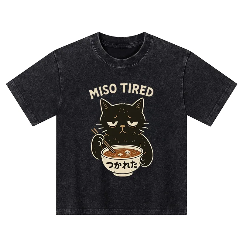 Tokyo-Tiger I’m So Tired Kids Washed T-Shirt Sale