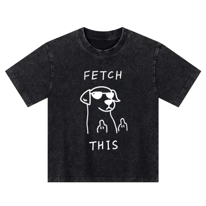 Tokyo-Tiger Rebellious Dog Kids Washed T-Shirt