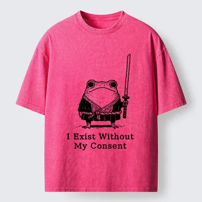 Tokyo-Tiger Frog That Rebel Washed T-Shirt