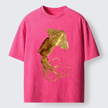 Tokyo-Tiger Golden Squid Washed T-Shirt