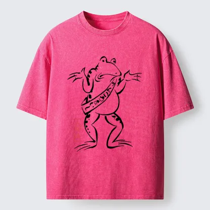 Tokyo-Tiger Helpless Frog Washed T-Shirt
