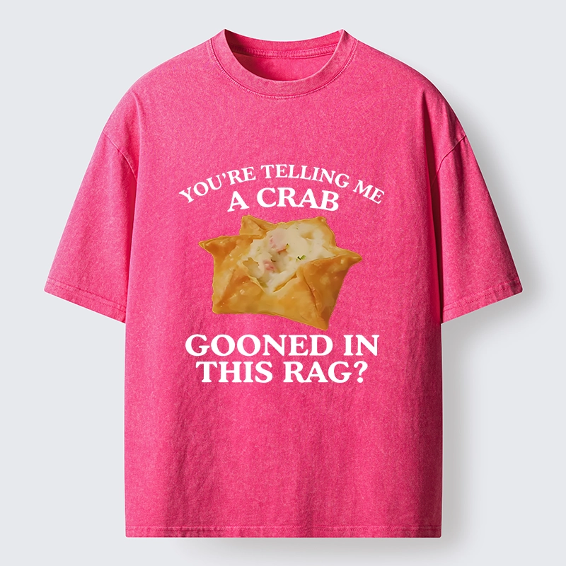 Tokyo-Tiger A Crab in a Crispy Wrap Washed T-Shirt