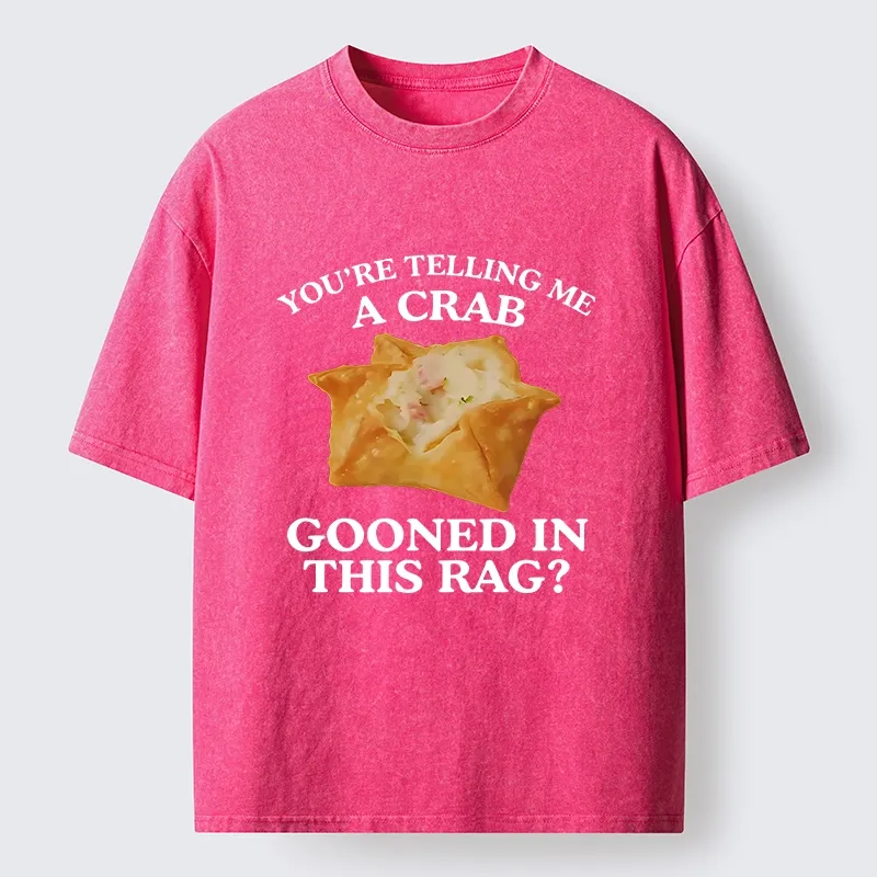 Tokyo-Tiger A Crab in a Crispy Wrap Washed T-Shirt