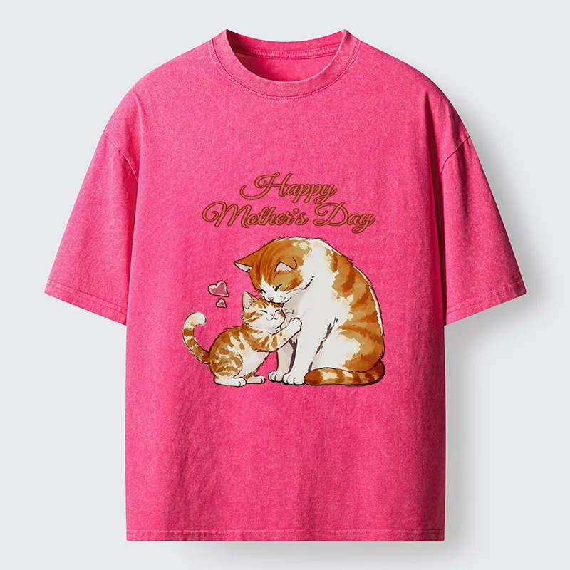 Tokyo-Tiger Love Of Cats Washed T-Shirt