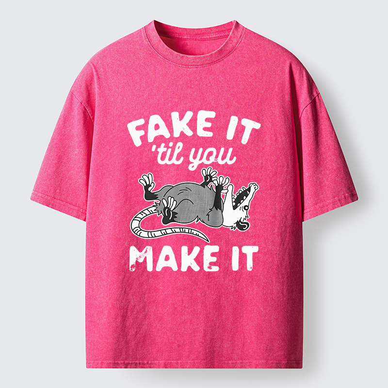 Tokyo-Tiger Pretending To Die Washed T-Shirt