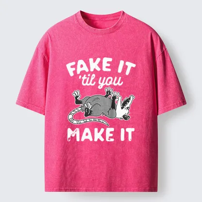 Tokyo-Tiger Pretending To Die Washed T-Shirt