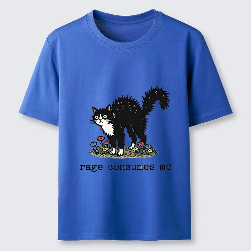 Tokyo-Tiger Angry Tuxedo Cat Classic T-Shirt