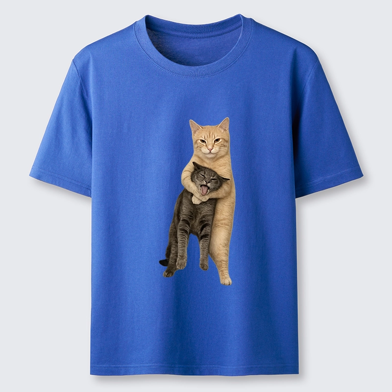 Tokyo-Tiger Orange Cat’s Tight Embrace Classic T-Shirt