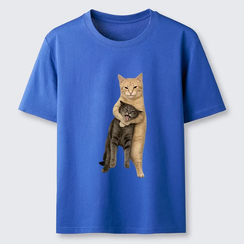 Tokyo-Tiger Orange Cat’s Tight Embrace Classic T-Shirt