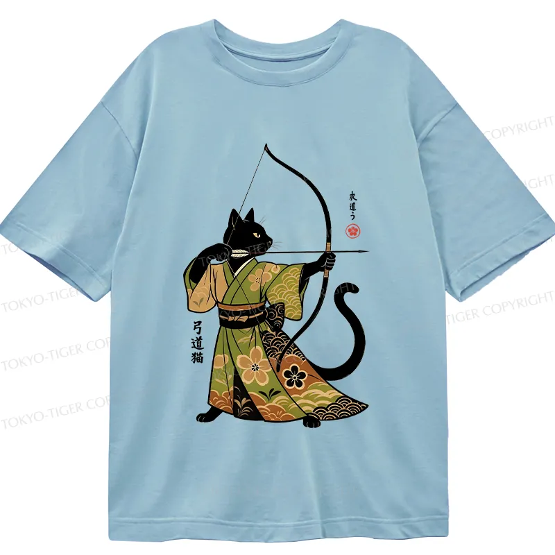 Tokyo-Tiger Japan Cat Archery Classic T-Shirt
