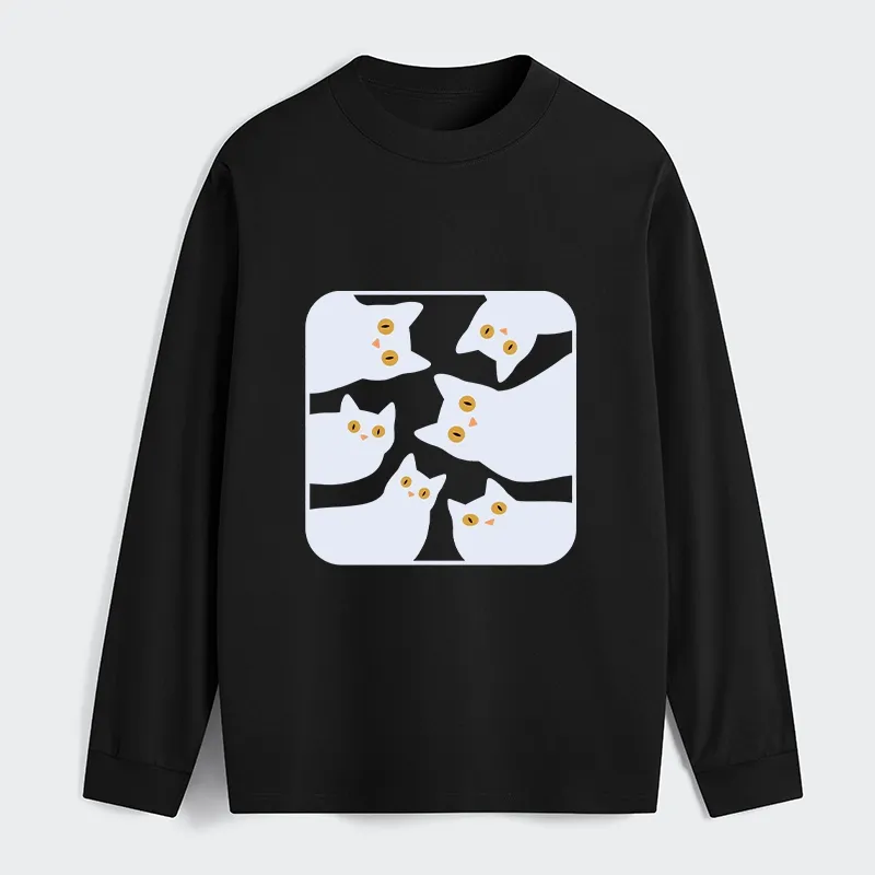 Tokyo-Tiger Cats Are Watching You Classic Long Sleeve T-Shirt