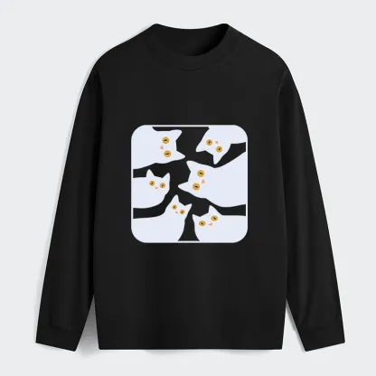 Tokyo-Tiger Cats Are Watching You Classic Long Sleeve T-Shirt