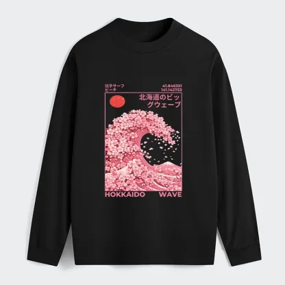Tokyo-Tiger Sakura Wave Classic Long Sleeve T-Shirt