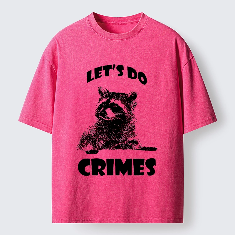 Tokyo-Tiger Raccoon’s Crime Pact Washed T-Shirt