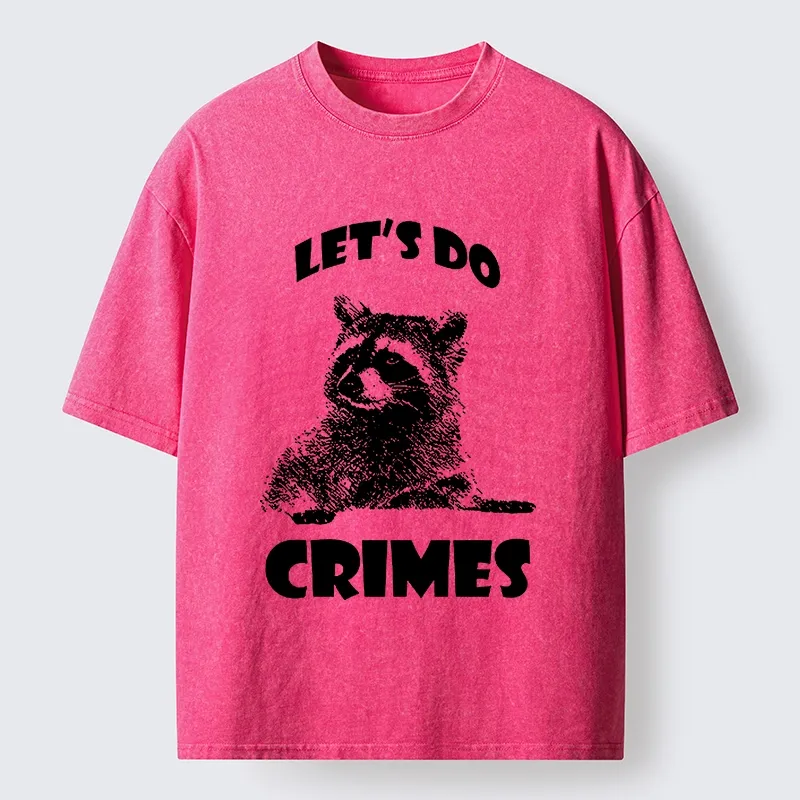 Tokyo-Tiger Raccoon’s Crime Pact Washed T-Shirt