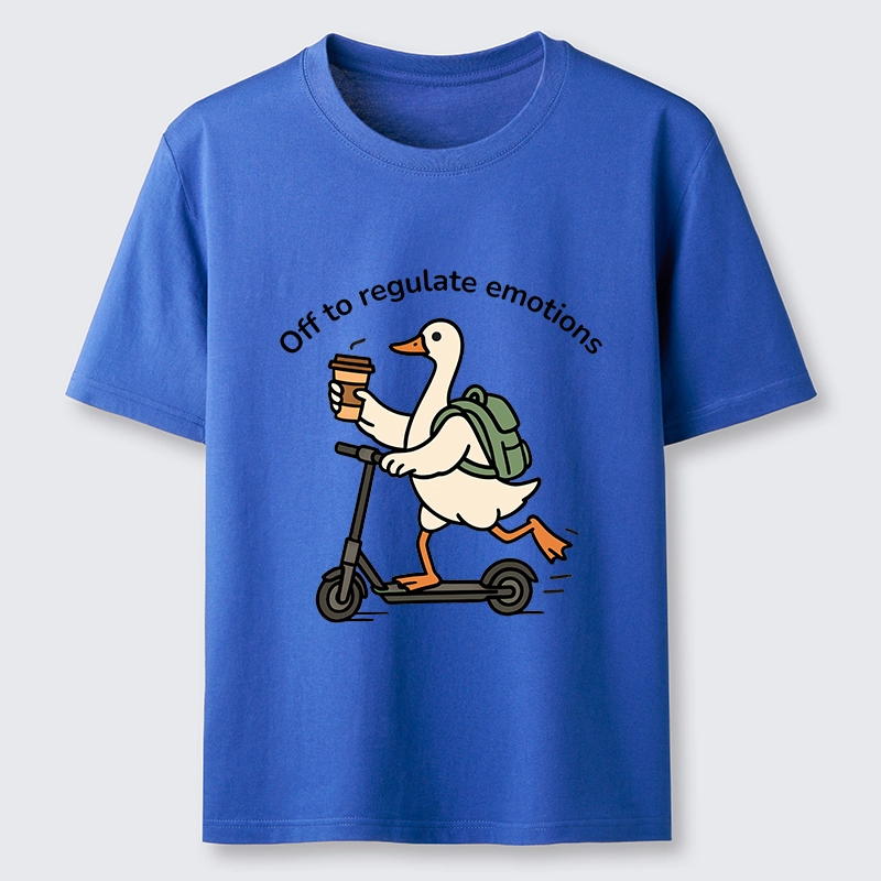 Tokyo-Tiger Scooter-Riding Duck’s Self-Care Classic T-Shirt